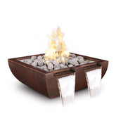 AVALON FIRE & WATER BOWL – TWIN SPILL Stainless Steel & Hammered Copper